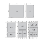 301054 - Stainless Steel Gastronorm Pan GN 1/9 Depth 150mm (1 box/48 units) - Image 3