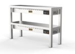 OVERSHELF CERAMIC HEATED 2 LEVELS 1000 6 HEATERS OF 250W