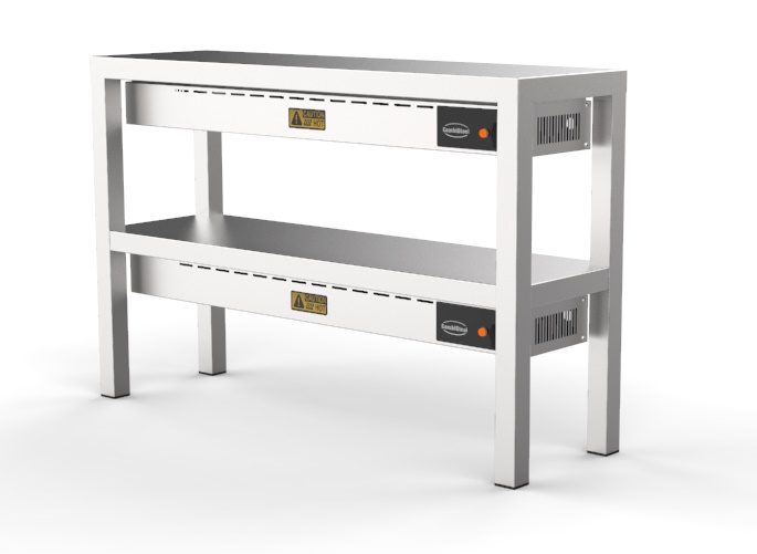 7020.0730-12076.jpg OVERSHELF CERAMIC HEATED 2 LEVELS 1000 6 HEATERS OF 250W - Image 1