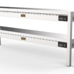 OVERSHELF CERAMIC HEATED 2 LEVELS 2000 12 HEATERS OF 250W