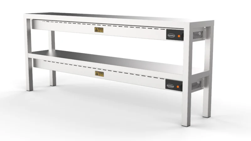 OVERSHELF CERAMIC HEATED 2 LEVELS 2000 12 HEATERS OF 250W