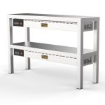 OVERSHELF CERAMIC HEATED 2 LEVEL 1200
6 HEATERS OF 250W