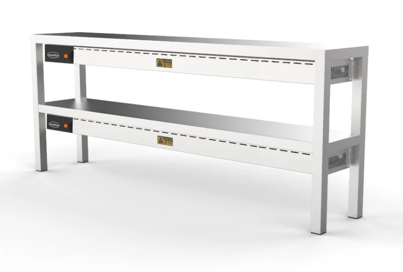OVERSHELF CERAMIC HEATED 2 LEVEL 1600 8 HEATERS OF 250W