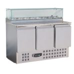 PIZZA COUNTER WITH GLASS 3 DOORS