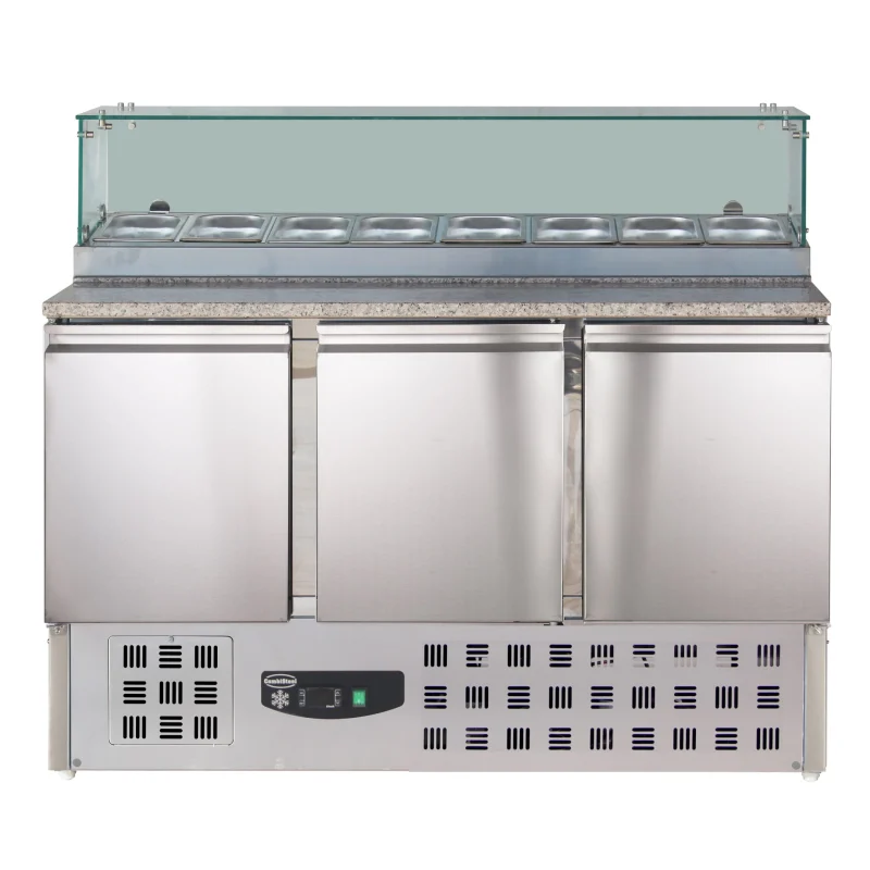 PIZZA COUNTER WITH GLASS 3 DOORS, image 2