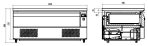 REFRIGERATED/FREEZER COUNTER SWITCHABLE 1 DRAWER 3X 1/1 GN - Image 5