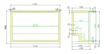 BACKBAR COOLER BLACK 3 DOORS, image 3