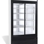 REFRIGERATOR WITH SLIDING GLASS DOORS BEZ-750 SL