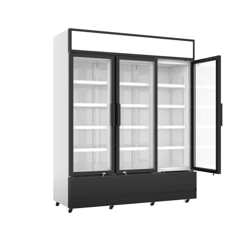 REFRIGERATOR 3 GLASS DOORS FCU-1200, image 2