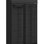 REFRIGERATOR 2 GLASS DOORS BLACK IRM-770R BL
