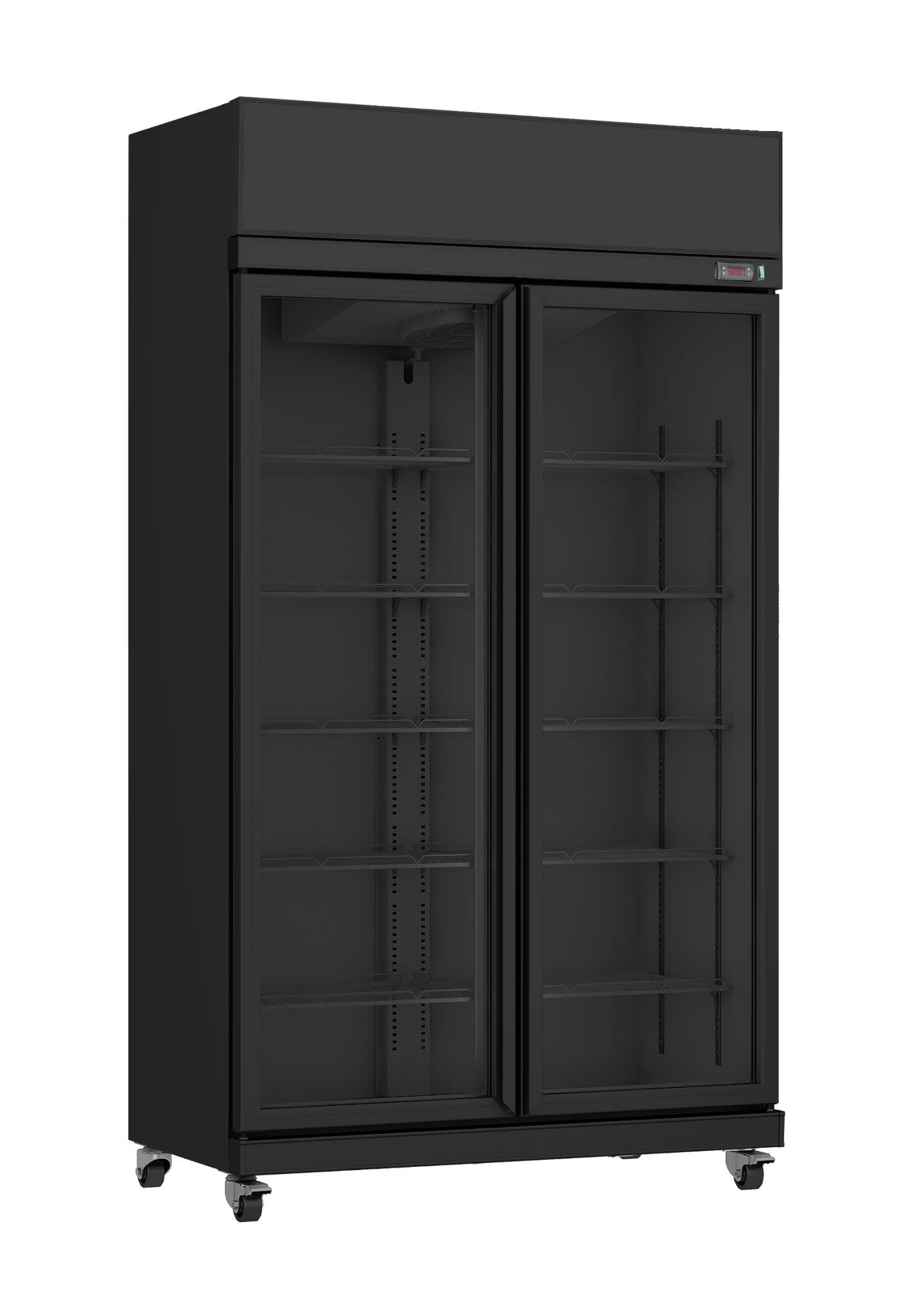 7455.3150.jpg REFRIGERATOR 2 GLASS DOORS BLACK IRM-770R BL