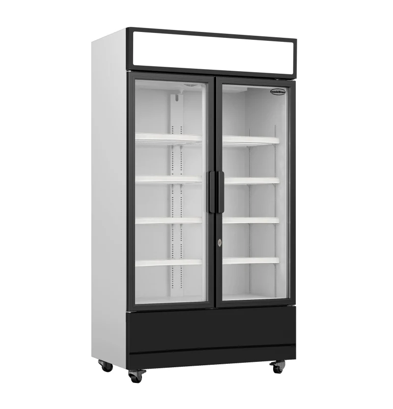 REFRIGERATOR 2 GLASS DOORS FCU-750