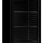 REFRIGERATOR 1 GLASS DOOR BLACK LEFT ROTATING