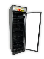 REFRIGERATOR 1 GLASS DOOR BLACK, image 5