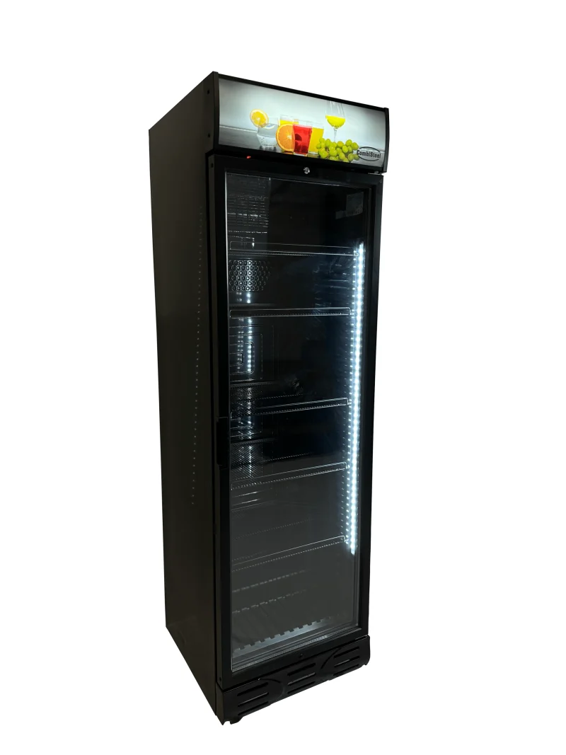 REFRIGERATOR 1 GLASS DOOR BLACK, image 2
