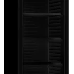 REFRIGERATOR 1 GLASS DOOR 382L BLACK WITHOUT LIGHT BOX