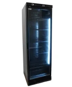 REFRIGERATOR 1 GLASS DOOR 382L BLACK WITHOUT LIGHT BOX, image 6
