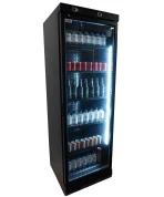 REFRIGERATOR 1 GLASS DOOR 382L BLACK WITHOUT LIGHT BOX, image 5