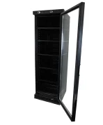 REFRIGERATOR 1 GLASS DOOR 382L BLACK WITHOUT LIGHT BOX, image 8