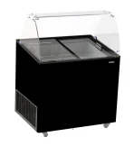 ICE CREAM DISPLAY CORISCA BLACK 6X5 LTR