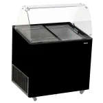 ICE CREAM DISPLAY CORISCA BLACK 6X5 LTR