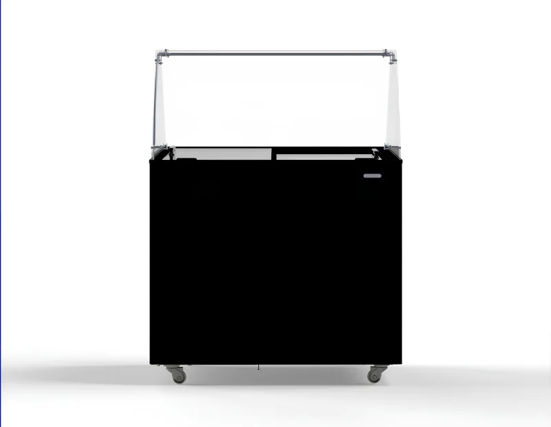 ICE CREAM DISPLAY CORISCA BLACK 6X5 LTR, image 2