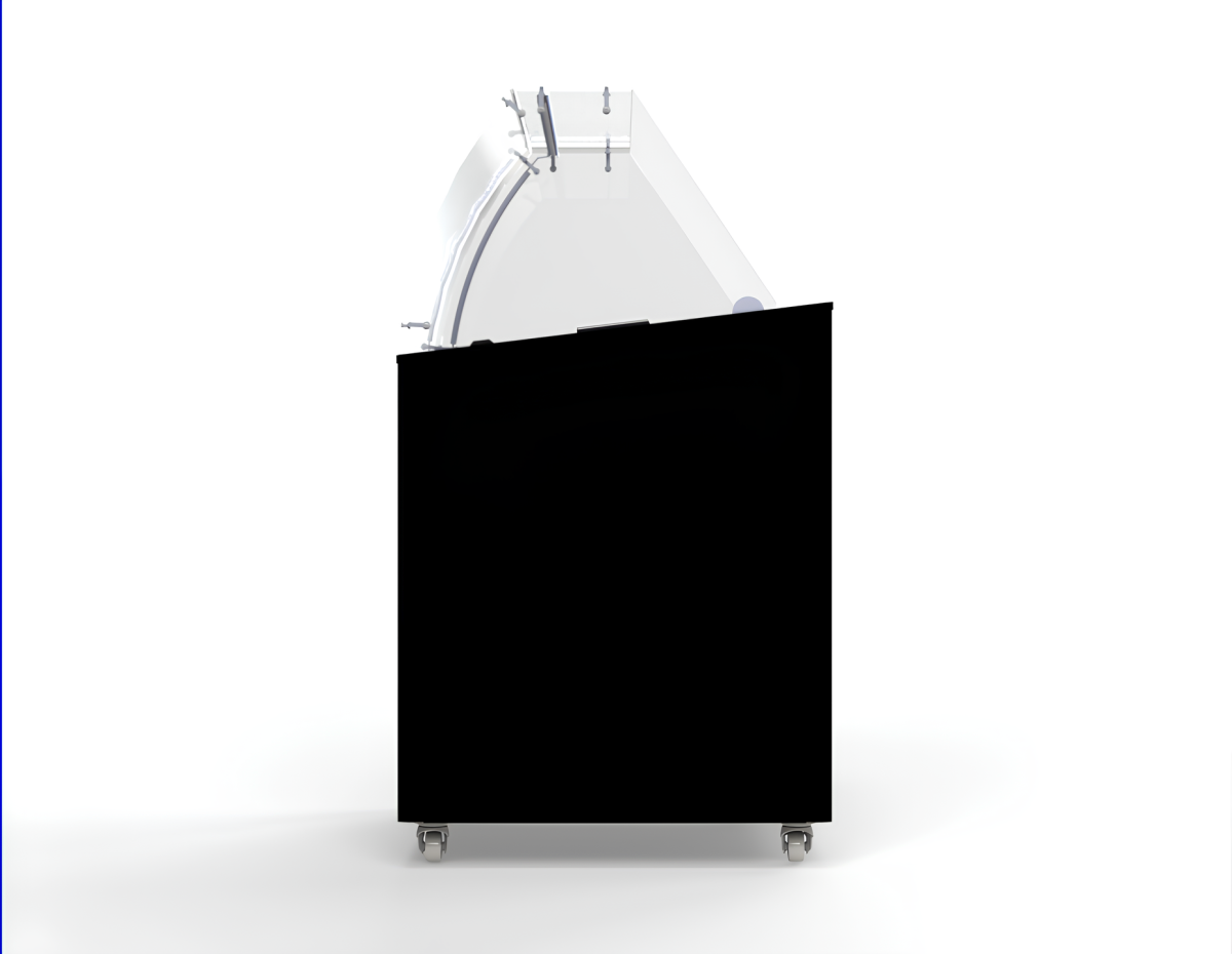 ICE CREAM DISPLAY CORISCA BLACK 6X5 LTR - Image 5