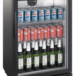 BACKBAR COOLER BLACK 1 DOOR