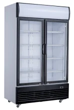 REFRIGERATOR 2 GLASS DOORS 800L, image 2