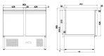REFRIGERATED COUNTER 2 DOORS, image 4