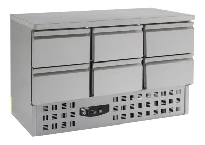 REFRIGERATED COUNTER 6 DRAWERS