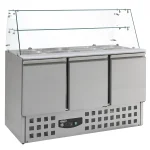 REFRIGERATED SALADETTES WITH GLAS 3 DOORS