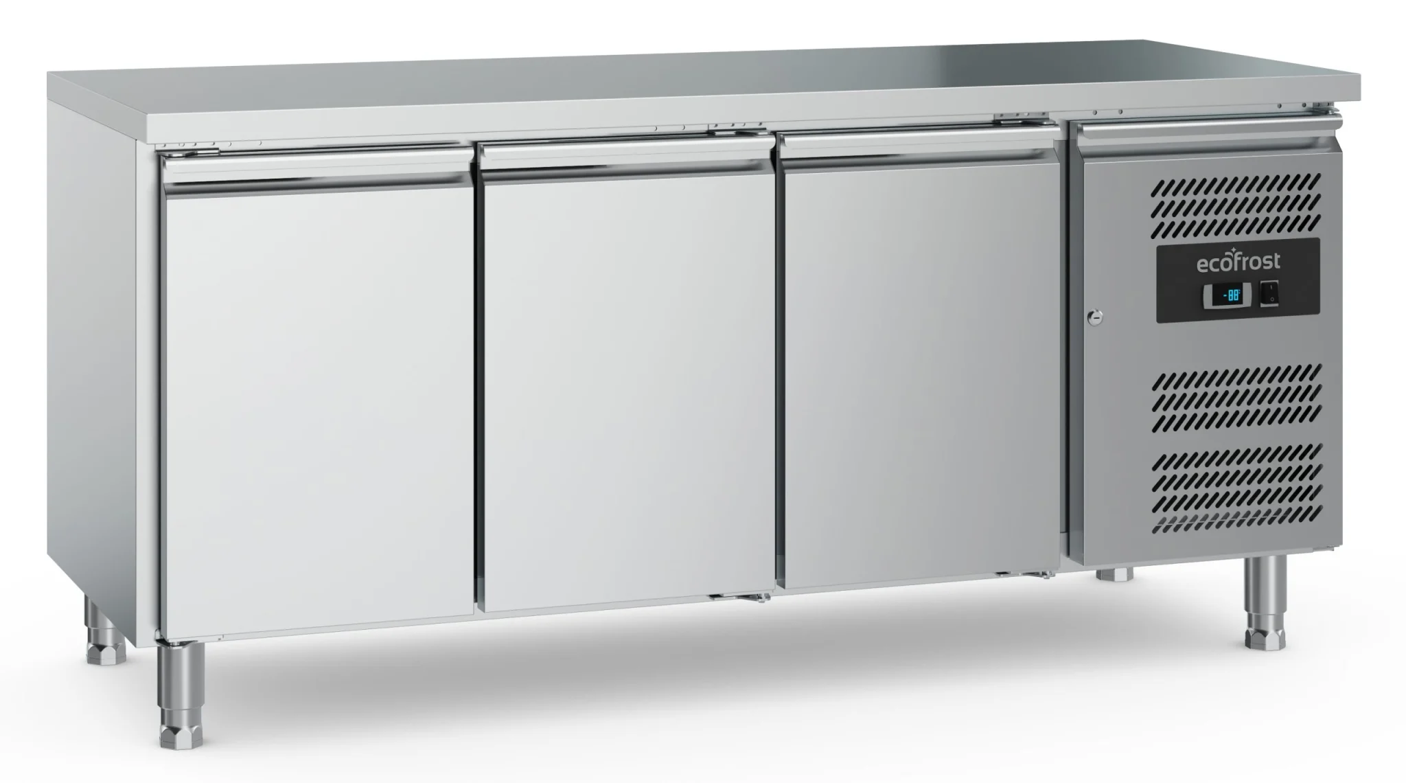 7950.5040-8751.jpg 700 REFRIGERATED COUNTER 3 DOORS WITH ADJUSTABLE FEET