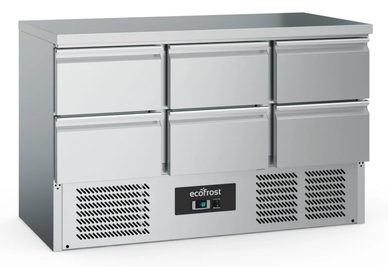 REFRIGERATED COUNTER 6 DRAWERS