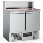 PIZZA COUNTER 2 DOORS 5x1/6GN CONTAINER