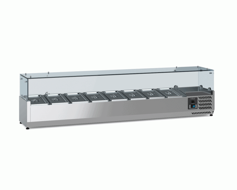 REFRIGERATED COUNTER TOP 1/4 GN x 8, image 2