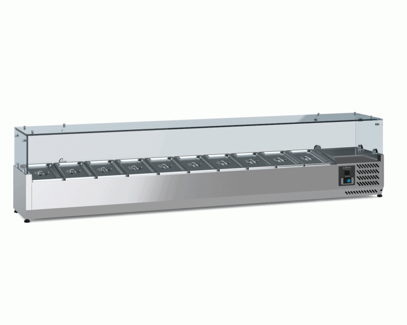 REFRIGERATED COUNTER TOP 1/4 GN x 10, image 2