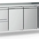 700 REFRIGERATED COUNTER 2 DOORS AND 2 DRAWERS WITH ADJUSTABLE FEET