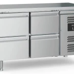 700 REFRIGERATED COUNTER 4 DRAWERS WITH ADJUSTABLE FEET