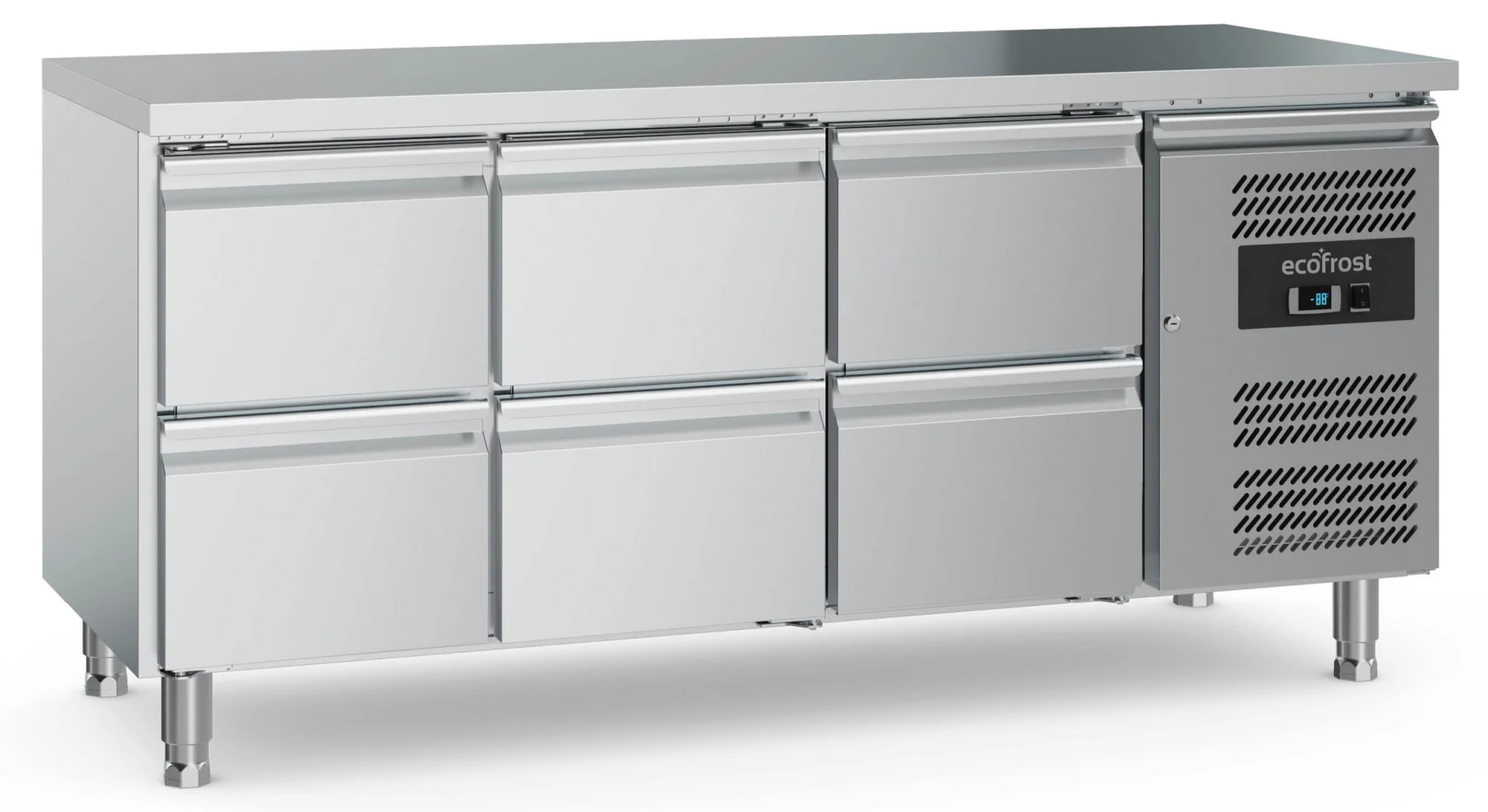 7950.5185-8873.jpg 700 REFRIGERATED COUNTER 6 DRAWERS WITH ADJUSTABLE FEET