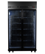 REFRIGERATOR 2 GLASS DOORS BLACK IRM-770 BL - Image 5