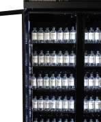 REFRIGERATOR 2 GLASS DOORS BLACK IRM-770 BL - Image 18