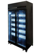 REFRIGERATOR 2 GLASS DOORS BLACK IRM-770 BL - Image 6