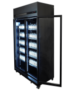 REFRIGERATOR 2 GLASS DOORS BLACK IRM-770 BL - Image 10