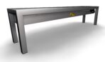 OVERSHELF CERAMIC HEATED 1 LEVEL 1400 4 HEATERS OF 250W - Image 2