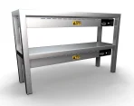 OVERSHELF CERAMIC HEATED 2 LEVELS 1000 6 HEATERS OF 250W, image 2