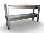 OVERSHELF CERAMIC HEATED 2 LEVELS 1200 6 HEATERS OF 250W - Image 2