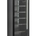 REFRIGERATOR 1 GLASS DOOR BLACK SVE-450 BL