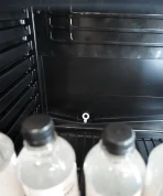 REFRIGERATOR 1 GLASS DOOR BLACK WITH LIGHT BOX SVE-450 BLC, image 12