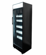 REFRIGERATOR 1 GLASS DOOR BLACK WITH LIGHT BOX SVE-450 BLC - Image 3